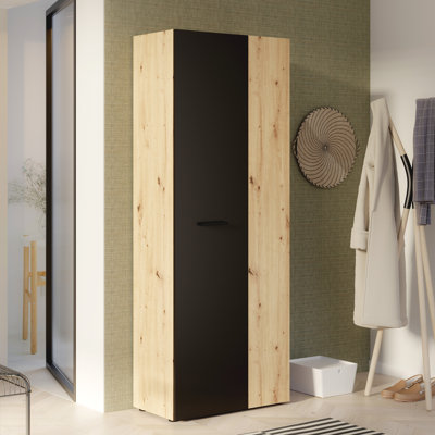 Shilu 2 Door Manufactured Wood Wardrobe