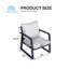 Independent Single Outdoor Lounge Seats For Patio & Yard Use