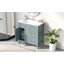 Meuble-lavabo 36 po avec lavabo, armoire de salle de bain avec tiroirs, structure solide et panneau de fibres à densité moyenne-117193550-117193551