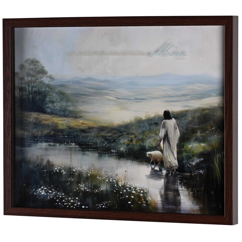Art mural encadré «I Call Call By Name»