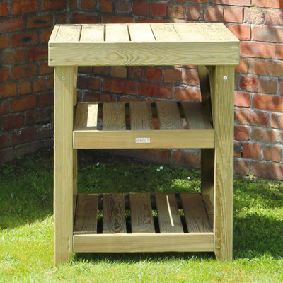 Rectangular 73Cm L Outdoor Pizza Oven Table