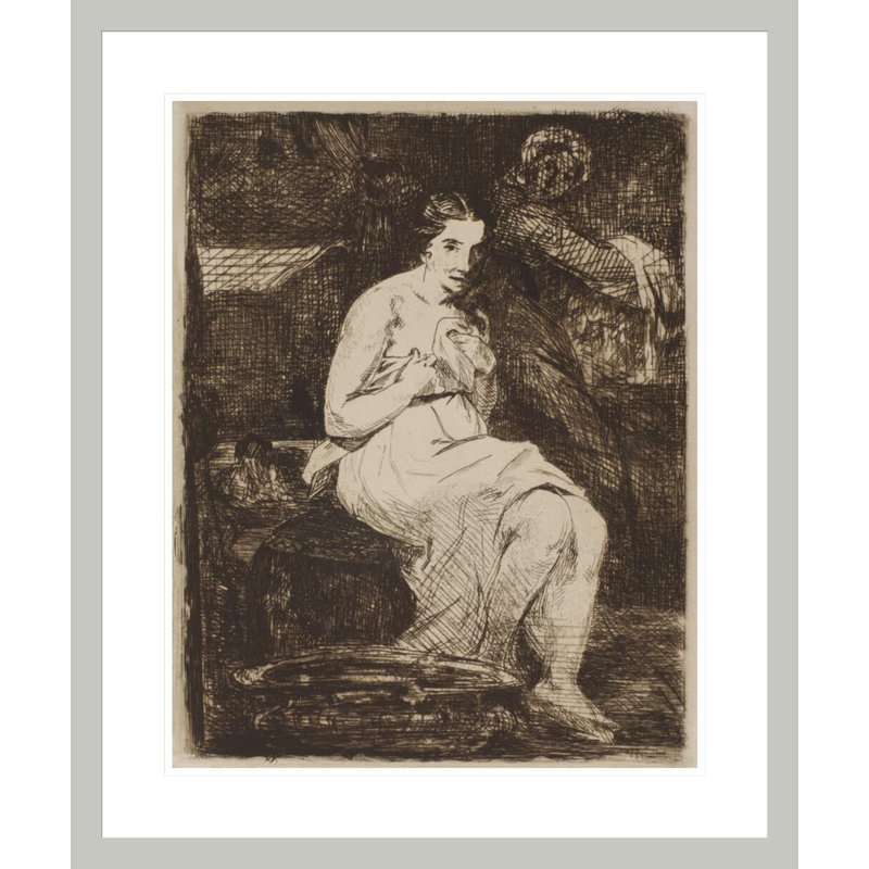 La Toilette, 28,07 po H x 23,5 po L