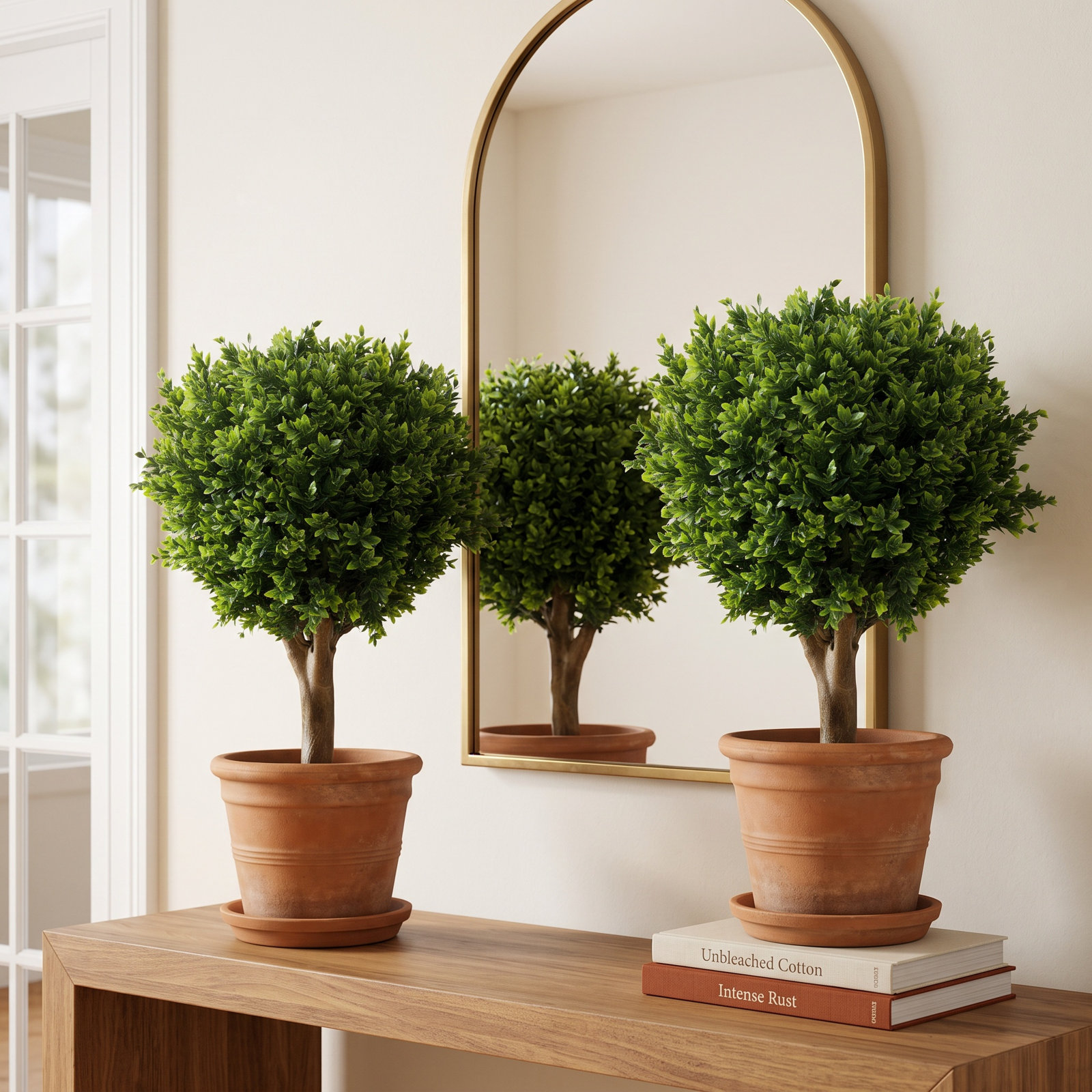 24" Boxwood Topiary in Planter