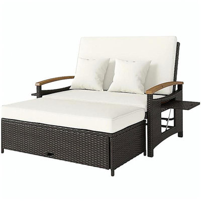Garden Sofa Bed,Rattan Outdoor Daybed