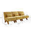 Canapé modulaire rembourré 3 pièces avec base en bois massif et coussins Drayk-1183535229