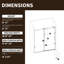 Frameless Sliding Shower Door 58-60 In. W X 76 In. H