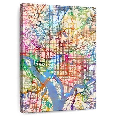 Aliaz, Washington DC, carte des rues V