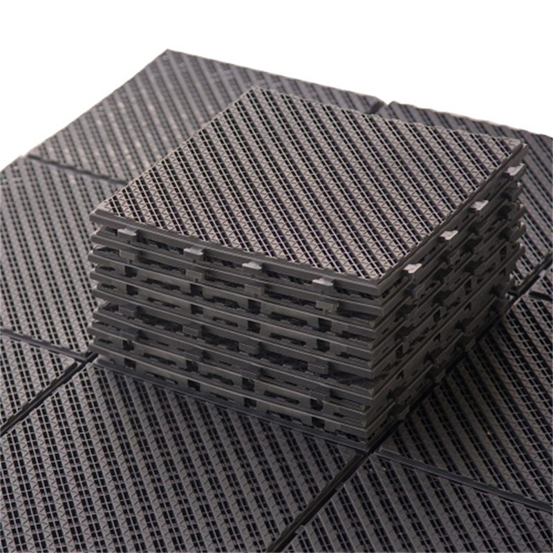 Carreaux de terrasse à emboîtement de patio, Marron foncé