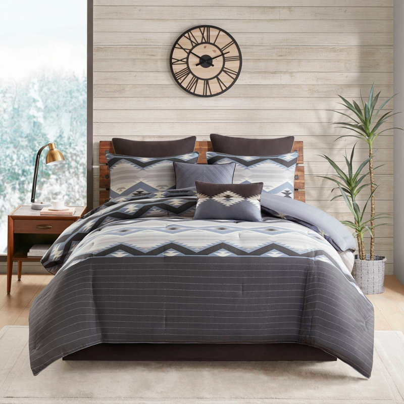 8-Piece Cal King Comforter Set,Blue, Cal King Sheet Set + 7 Additional Pieces