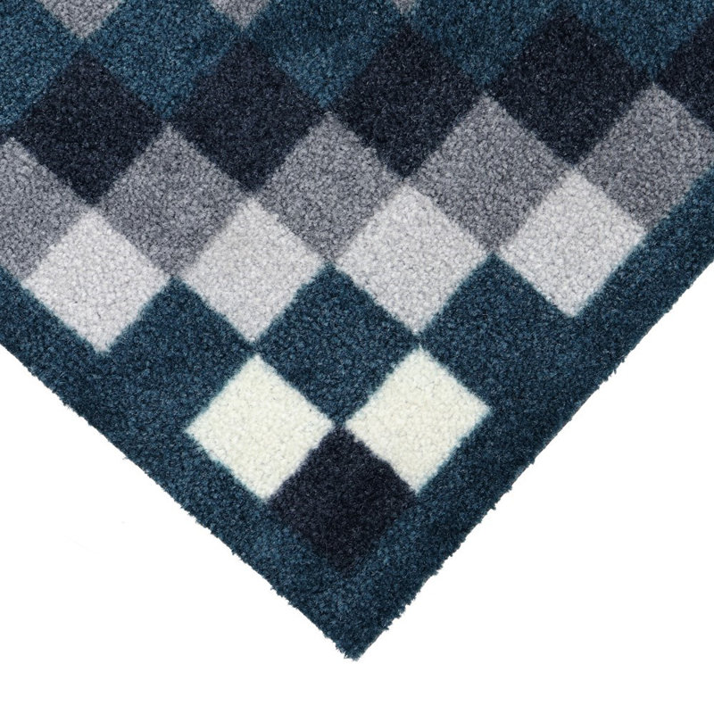 Non-Slip Geometric Indoor Doormat
