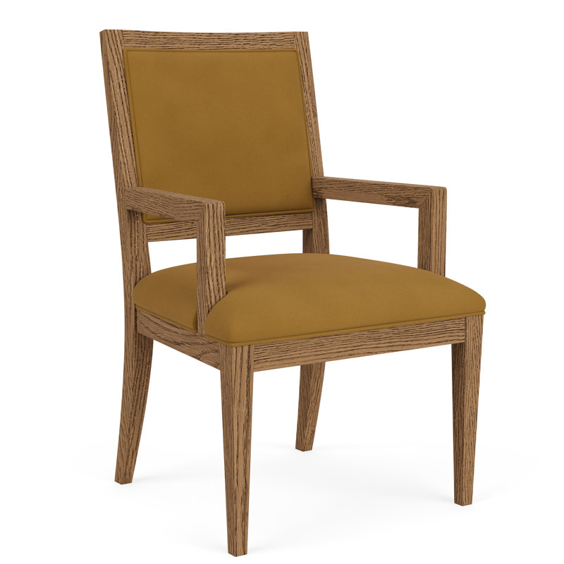 Chaise avec accoudoirs rembourrée Adley