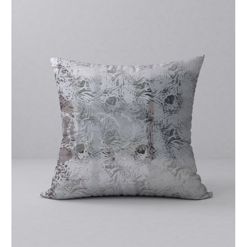 Abstract Reversible Throw Pillow, 18" x 18"