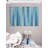 Madelyn Washable Ivory and Blue Machine Woven Area Rug-483316736