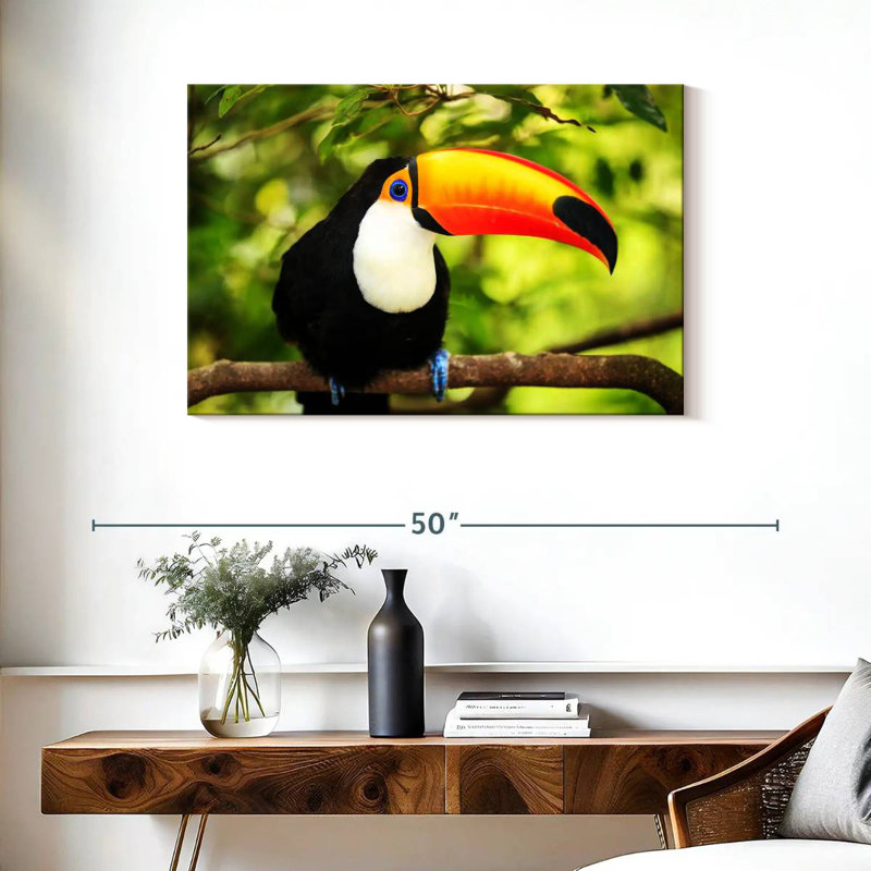 Brampt Toco Toucan, 24" H x 36" W