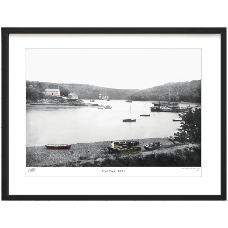 Malpas, 1890 - Single Picture Frame Print, 28cm H x 36cm W x 2.3cm D