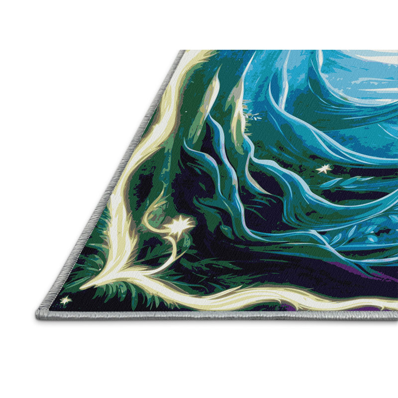 Tapis Secret Glade, Rectangulaire 2 pi x 3 pi