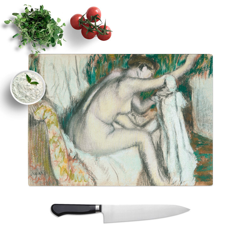 Nude Woman Vol.1 by Edgar Degas Chopping Board, 0.4cm H x 20cm W x 28.5cm L
