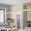 Luminaire suspendu linéaire à 1 lumière pour îlot de cuisine Berthelot Minensen