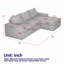 Canapé modulaire en velours Corduroy Cloud-1553973686