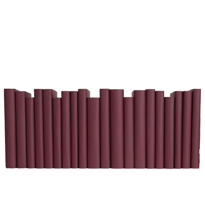 Livres décoratifs - Livres sur papier merlot - Livres rouges au pied
