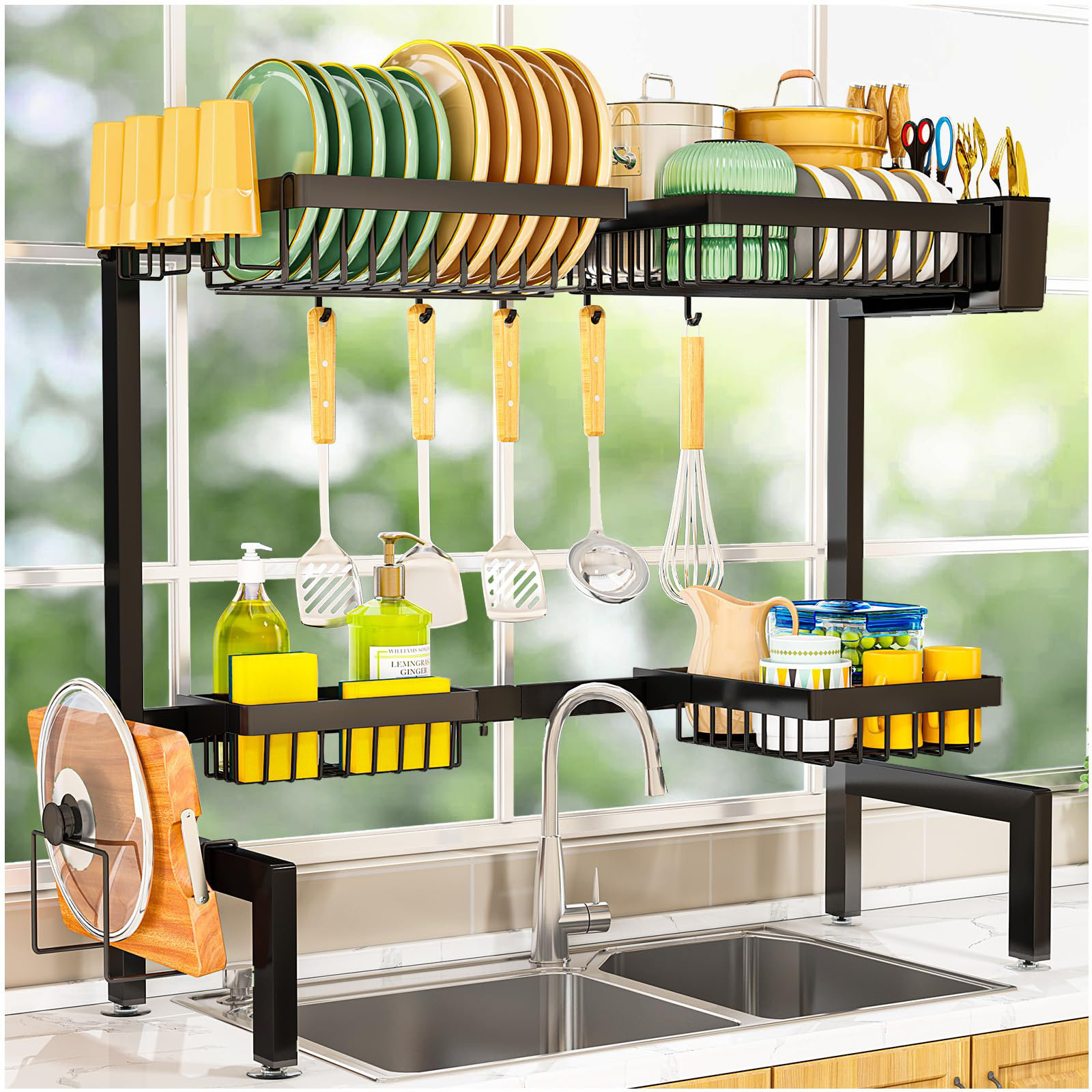 X－MAX FURNITURE Adjustable Dish Rack | Wayfair