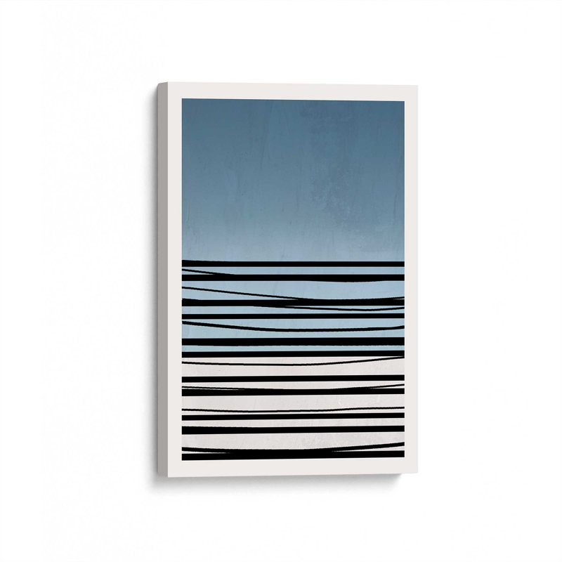 «Twilight Stripes V2» sur papier, Toile tendue, 12" H x 8" W x 1.25" D