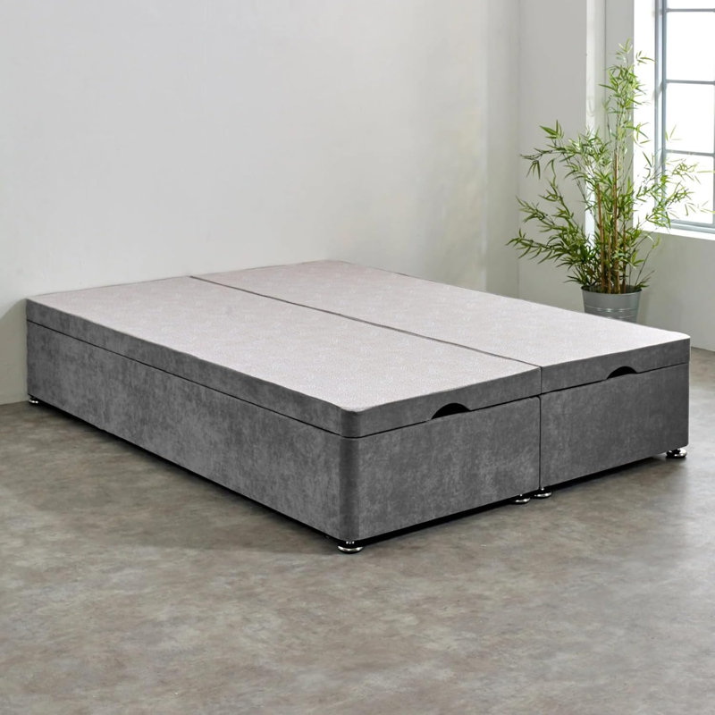 Adryel Upholstered Bed, Cream