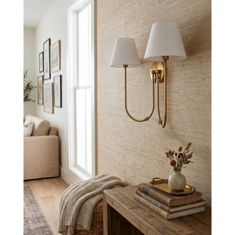 The Luan Wall Sconce, Brass