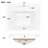 24" Modern Bathroom Vanity with Ceramic Sink, 3 Drawers, Soft-Close Door, Double-Layer Shelf for Small Bathrooms – EPA/UPC Certified-483117974