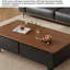 Medieval-style rectangular storage coffee table-1202223135-1202223133