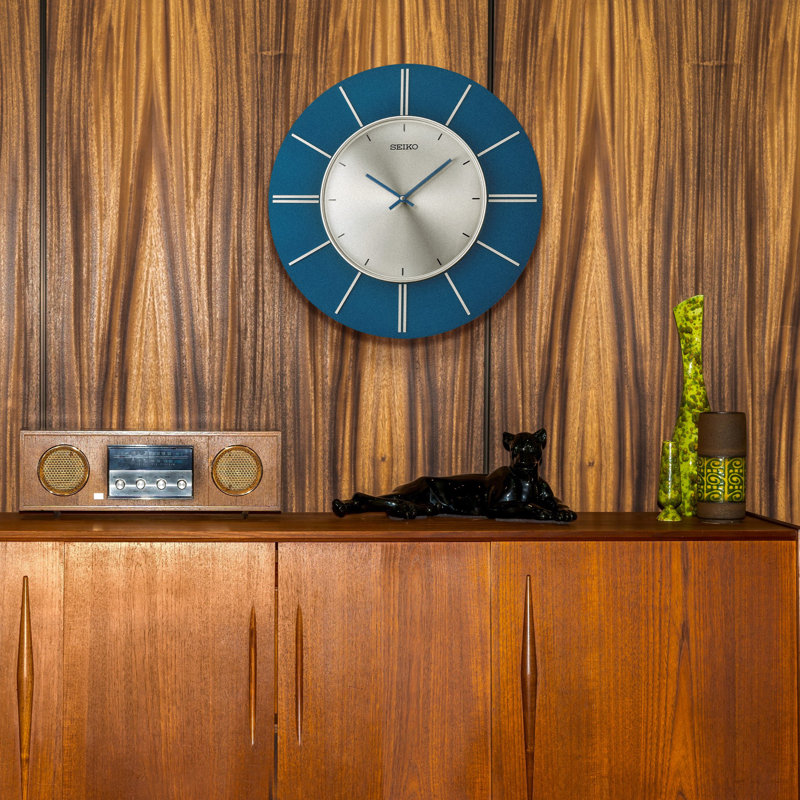 QXA800LLH Wall Clock, Blue