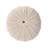 Bordeaux Knitted Cotton Round Pouf, Versatile Ottoman And Floor Cushion With Polystyrene Bead Filling For Comfort And Style-1856598227