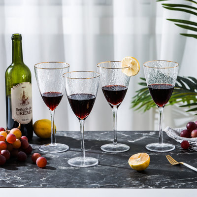 12oz. Handmade Wine Glass Set