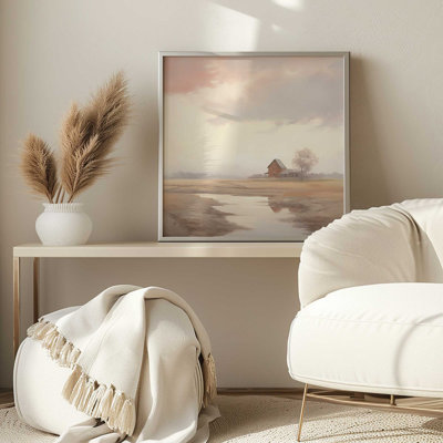 Rustic Barn Reflections Print