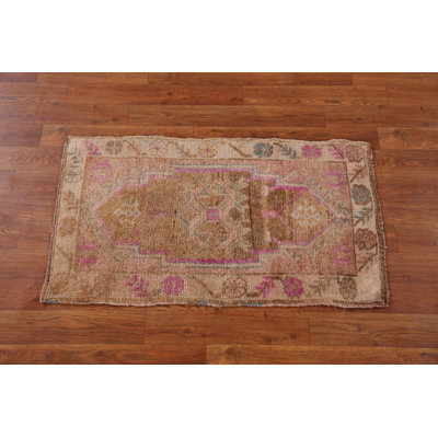 Antique Look Anatolian Oriental Accent Rug 2x3