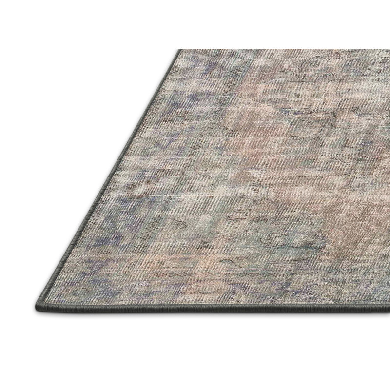 Tapis beige/gris contemporain, Rectangle 2 pi x 3 pi