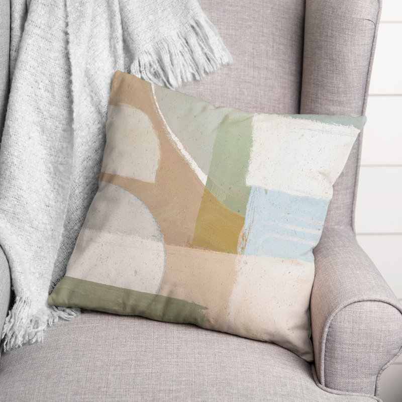 Coussin Pastel, H 18 po x l 18 po, Carré