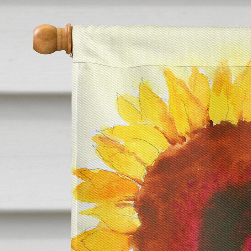 Drapeau de jardin à 2 côtés "fleurs d’automne i" par maureen bonfield, H 40 po x l 28 po