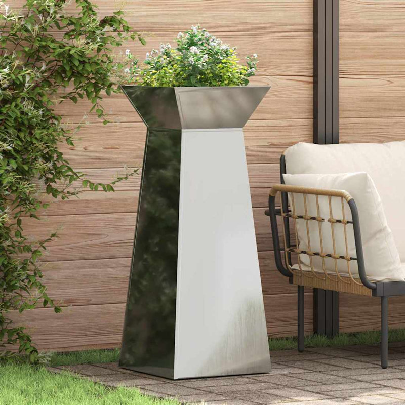 Pillar Planter Garden Outdoor Decor Modern Display Stand Terrace Holder, 100cmH x 40cmW x 40cmD