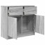 Sideboard With Drawer 80X34x76 Cm Engineered Wood-1128591419