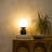 Mila 9.85 in. Mid-Century Modern LED Bedside Table Lamp with Black Marble and Frosted Globe Shade - Bundle Set of 2-104311734