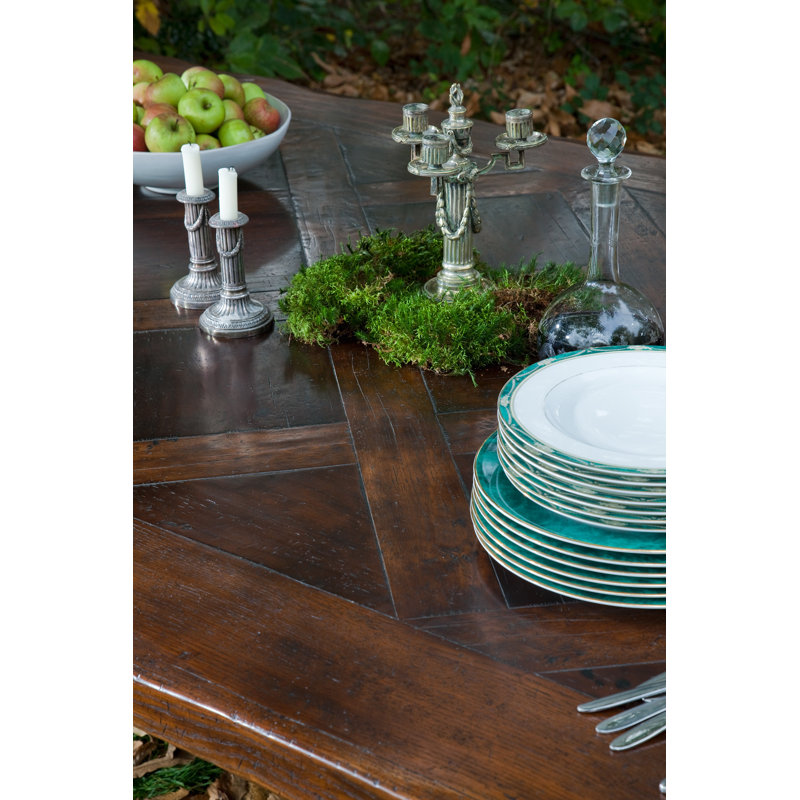 Table de salle à manger 45,28 "à tréteaux, l 45,28 po x L 119,69 po