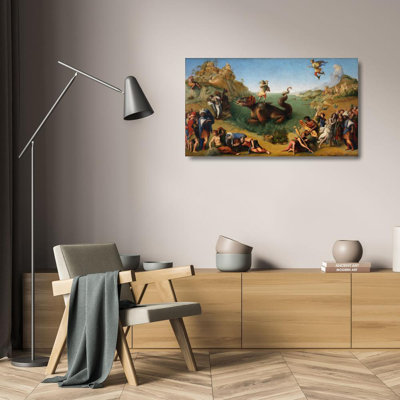 «Perseus Frees Andromeda» par Piero Di Cosimo - Art mural sur toile tendue avec châssis