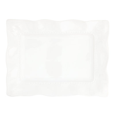 Giorno White Rectangular Platter