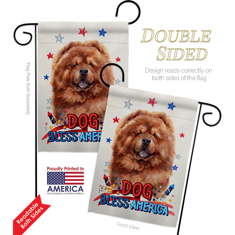 Double Sided 18.5'' H x 13'' W Polyester Animal Garden Flag