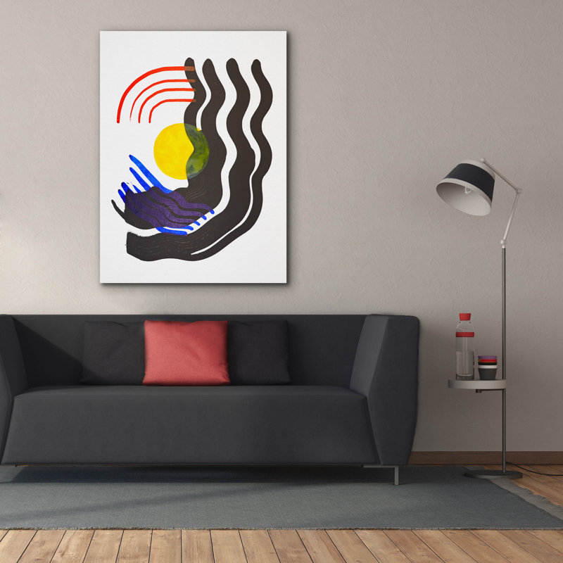 Toile épique Graffiti «Shifting 3» par Katie Gianni, 40 po x 54 po