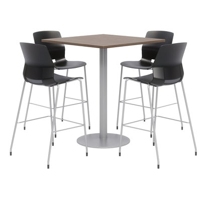 Ensemble de table de salle à manger carrée 36 po et chaises