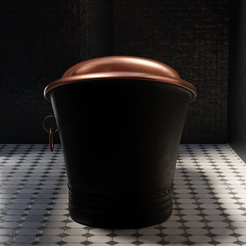 1750mm x 780mm Freestanding Copper Bathtub
