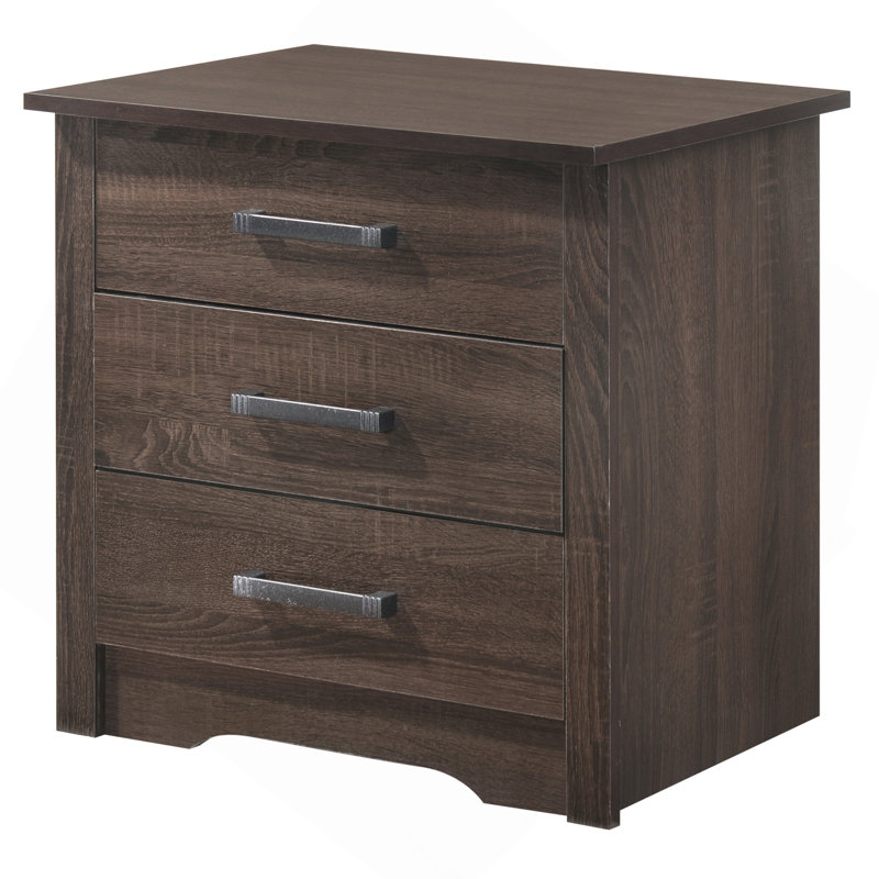 Modern Elegance Wenge Nightstand, Wenge