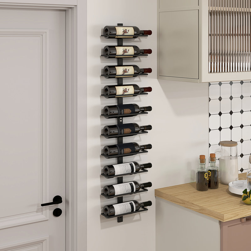 Suzetta Wine Bottle Rack Black